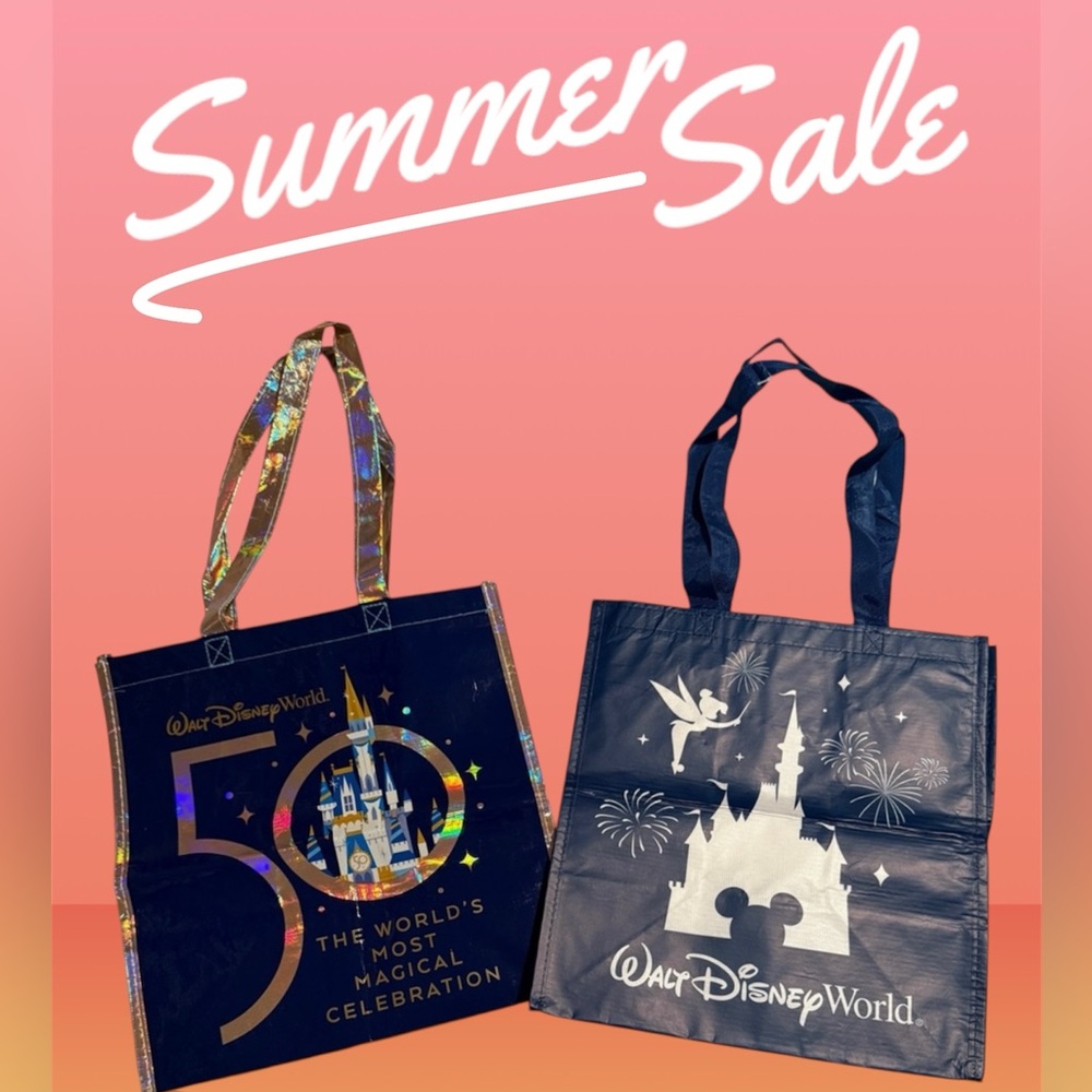 Walt Disney World Celebration Tote Bags NWT Set of Two